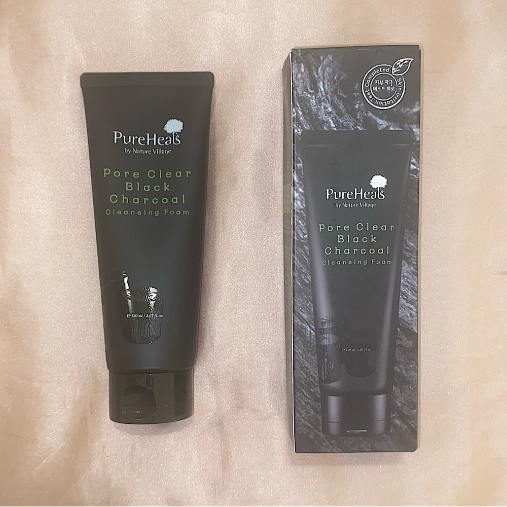 PureHeals Pure Heals Pore Clear Black Charcoal Cleansing Foam UNUSED